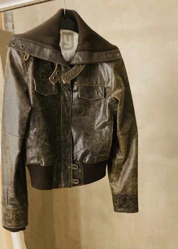 Yaya echt leder jacke - echt,