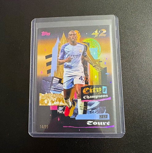 Topps yaya touré manchester - topps,