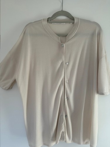 Beige jacke strickjacke - gr., jacke/strickjacke