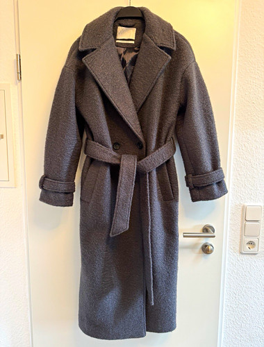 Yaya damen mantel lang grau - damen,