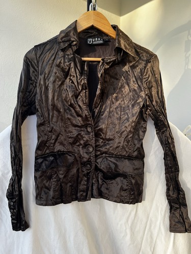 Satin jacke yaya dunkelbraun - jacke,