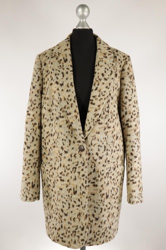 Yaya beige brauner kurzmantel - yaya,