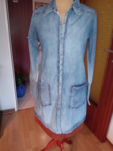 Jeans mantel kleid - "jeans-mantel", gr.